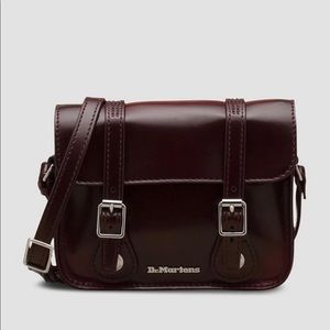 Vegan Cherry Red 7 inch satchel
